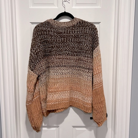 525 America NWT Marlee Pullover Crewneck Balloon Sleeve Sweater Large - Picture 6 of 6